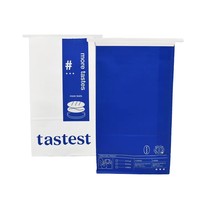 Sacs alimentaires en papier kraft de luxe, personnalisables, recyclables et écologiques, avec poignée, pour l'emballage de biscuits, de noix et de pain