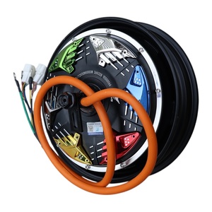 Moteur DKYS 60V 72V 3000W 10 pouces 50H pour scooter, vélo, moto, moyeu avec double capteur Hall, pièces décoratives 10 pouces 3000W double capteur Hall - Product Image 2