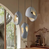 Lustre Moderne Style Wabi Sabi Japonais Simple, Suspension Artistique Plafonnier pour Salon Restaurant Bar
