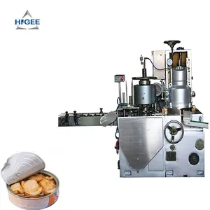 Higee machine sea food canned oyster vacuum seaming machine abalone can seamer for scallops cans squilla