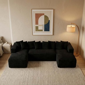 Sofá Moderno de Alta Calidad, Sofá Seccional para Sala de Estar, Dormitorio y Apartamento, Diseño Minimalista - Product Image 1