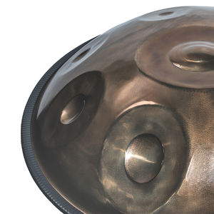 Tom etéreo, longa sustentação, ricos Overtones, Ash material de aço, Bronze Golden Mirror-16 Notas Handpan - Product Image 5