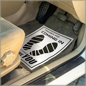 <span class=keywords><strong>Frienda</strong></span> 500 Piezas de Tapetes de Papel Impermeables para Auto, Cubiertas Desechables de Plástico para Pies (Blancas, 20*15 Pulgadas) - Product Image 6