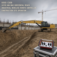 Excavatrice sur chenilles d'occasion 29T avec télécommande sans fil, stock disponible, portée horizontale maximale de 10720 mm pour la construction