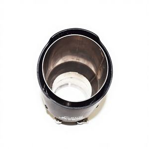 Embout d'<span class=keywords><strong>échappement</strong></span> en acier inoxydable pour modification automobile, style <span class=keywords><strong>Scorpion</strong></span> AK, bord droit, épaisseur 1 mm, universel - Product Image 2