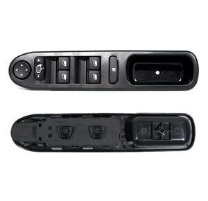 Bouton de commande de vitre électrique avant gauche pour Peugeot 208 <span class=keywords><strong>Citroen</strong></span> <span class=keywords><strong>C3</strong></span> 98007436zd Noir 17 6.5 5 cm Plastique Nouveau Rétroviseur - Product Image 1