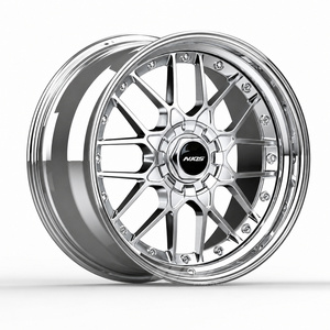 Jantes forgées NJQS personnalisées 5x120 <span class=keywords><strong>RS2</strong></span> à profil profond, finition argent brossé, 18 et 19 pouces, 2/3 pièces pour BMW F80 M3 Porsche - Product Image 3