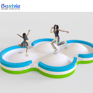 Imcute — grand château <span class=keywords><strong>de</strong></span> saut en nuage, jeu <span class=keywords><strong>de</strong></span> trampoline à air, dôme gonflable, blanc, pour enfants, nouveau design - Product Image 1