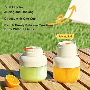 Extracteur de <span class=keywords><strong>jus</strong></span> portable à chargement sans fil, petit format, multifonctionnel, sans filtre, avec fonction glace pilée pour usage domestique - Product Image 6
