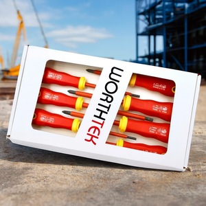 Juego de Destornilladores de Seguridad VDE de Acero Inoxidable (Kit de Herramientas Manuales de 7 Piezas) con Certificación VDE - Se Acepta Personalización OEM - Product Image 1