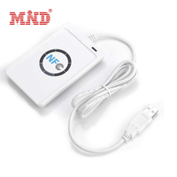 Taşınabilir 13.56MHz USB NFC Kart Okuyucu/Yazıcı RFID, ISO 14443A Protokolü, ABS Plastik Malzeme, Ücretsiz SDK Yazılımı
