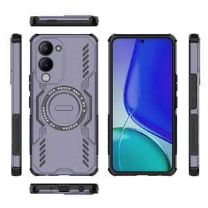 New Tản Nhiệt Cánh Lá Chắn Trường Hợp Túi Khí Chống-Mùa Thu Thả Bảo Vệ Bảo Vệ Cover Quay Lại Trường Hợp Đối Với Vivo Y19 5G/T4 Lite 5G - Product Image 1