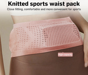 Riñonera Deportiva de Alta Elasticidad para Entrenamiento de Maratón, Ajuste Delgado, Bolsillos Ocultos Sin Costuras, Cinturón Deportivo para Correr al Aire Libre - Product Image 2