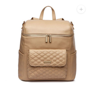 Prix poussette organisateur Convertible <span class=keywords><strong>sac</strong></span> à couches <span class=keywords><strong>sac</strong></span> à dos en cuir nouveau Design grande capacité PU Plaid bébé Nappy <span class=keywords><strong>sac</strong></span> usage quotidien - Product Image 1