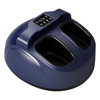 Masseur électrique pour les pieds avec chaleur, compression d'air, shiatsu, pétrissage profond pour soulager les pieds à domicile