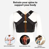 Correcteur de posture personnalisé Aofeite pour hommes et femmes, correcteur de posture pour le dos