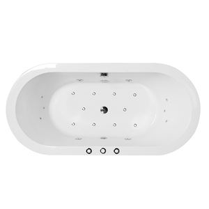 Baignoire à remous autoportante en acrylique populaire Gurgle avec jets d'air, <span class=keywords><strong>jacuzzi</strong></span> intérieur, fonctions de massage - Product Image 5