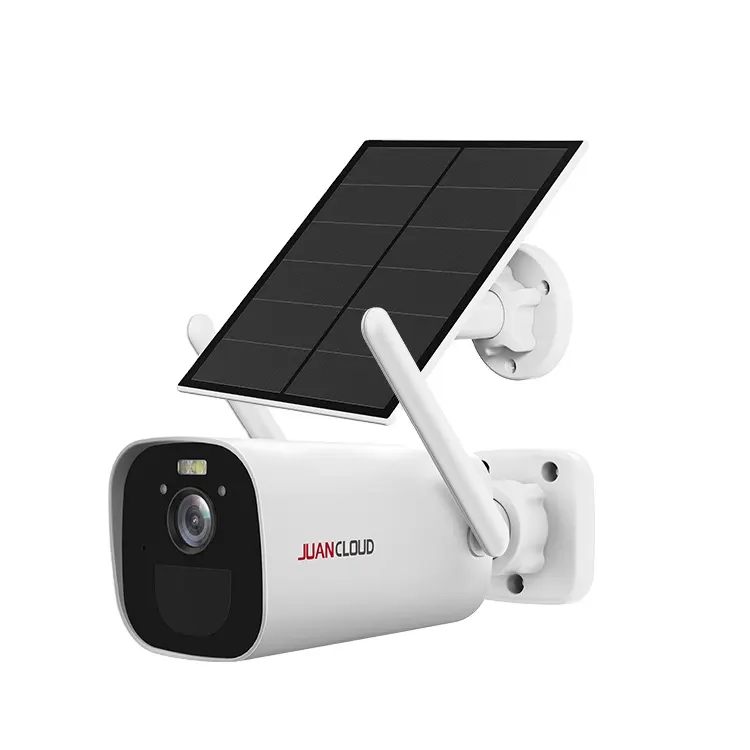 Icr Infrared Filter Type Sub-Stream 640*360 Smart Alarm Cloud Storage 4G Solar Bullet Solar Camera