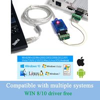 Cable Convertidor de USB a RS485 RS422, Cable Convertidor de 4,9 Pies con Chip FTDI Compatible con Sistema Win 10/8/7/XP/Vista/Mac