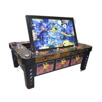 Machine de jeu Water Dragon 2 Fish Game avec armoire métallique, fonctionnant à pièces, pour 6 joueurs, jeu pour enfants avec 26 jeux en 1, en anglais