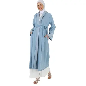 Arab Abaya Women's Dresses Dubai Jeans Abaya Women Muslim Dress