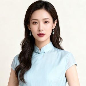 עגילי טיפה משובצת 925 אלגנטיות סטרלינג כסף וינטג משובצת תכשיטים לנשים - Product Image 2