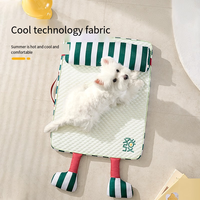 Meilleures ventes Tapis pliable pour animaux de compagnie avec protection anti-griffures Lit pour chat et chien rafraîchissant d'été Nid rectangulaire Design classique et tendance