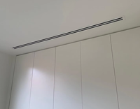 Diffuseur linéaire à double fente en alliage d'aluminium anticorrosion pour systèmes CVC extérieurs modernes – Sortie d'air de plafond dissimulée