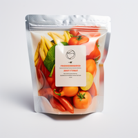 Sachet Doypack Personnalisé en LDPE Argenté et Transparent avec Fermeture Ziplock Anti-humidité de Qualité Alimentaire pour Aliments pour Animaux de Compagnie