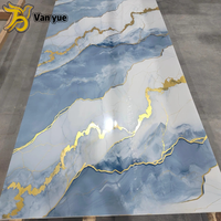 Fournisseur Direct Usine : Panneau Mural Moderne en PVC Effet Marbre avec Revêtement UV, Étanche, Ignifuge, Anti-humidité et Insonorisant pour Usage Domestique