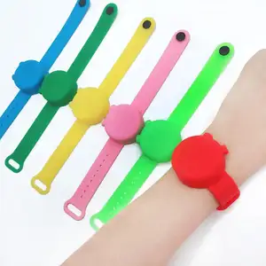Herbruikbare Siliconen Horloge Band Vloeibare Draagbare Container, Kinderen Handdesinfecterend Siliconen Polsbandje, Handdesinfecterend Armband