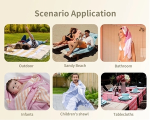 Khăn tắm Thổ Nhĩ Kỳ, khăn tắm Peshtemal, khăn tắm Hammam, khăn tắm Fouta, khăn Peshtemal bán buôn, mềm mại, nhanh khô - Product Image 2