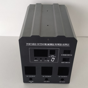 Zimmer Portable Outdoor Mobile Power Supply 12V AC USB Solar Input Battery Case - Product Image 1