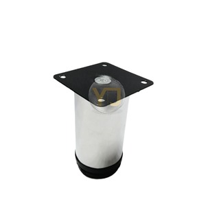 YIJUN Cylindrical Furniture Legs Stainless Steel Heavy Duty Modern Minimalist <b>Silver</b> 044 - Product Image 5