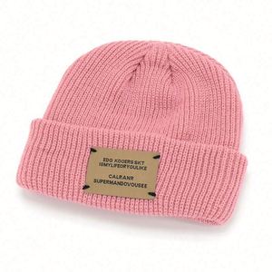 High Quality Custom Unisex Acrylic Skull Knit Cuff Adjustable Beanie <b>Winter</b> Hat Multi Color Button <b>Decoration</b> Luxury Bulk Beanie - Product Image 3