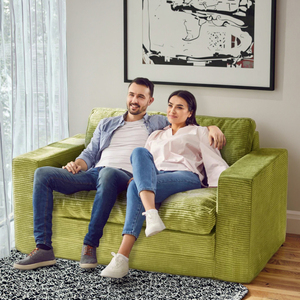 Divano letto convertibile in velluto a coste con ciuffo reclinabile in schiuma di riempimento in stile fattoria divano <span class=keywords><strong>da</strong></span> pavimento per magazzino domestico minimalista - Product Image 2
