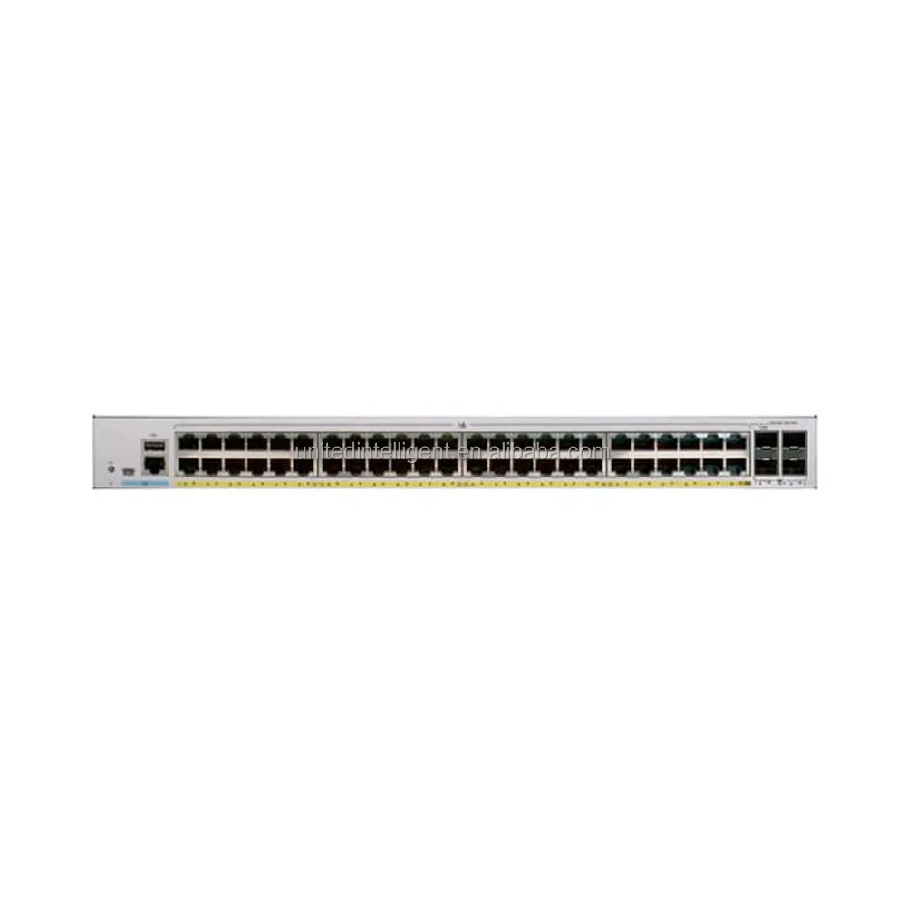 Nuevos puertos PoE + de 48x10/100/1000 Et hernet y 740W PoE presupuesto 4x10G SFP + enlaces ascendentes