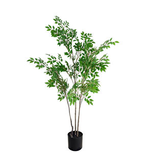 Buen <span class=keywords><strong>precio</strong></span> 165cm <span class=keywords><strong>Ficus</strong></span> Tree Artificial <span class=keywords><strong>Ficus</strong></span> Tree Planta verde artificial con maceta Faux <span class=keywords><strong>Bonsai</strong></span> Tree para Decoración - Product Image 1