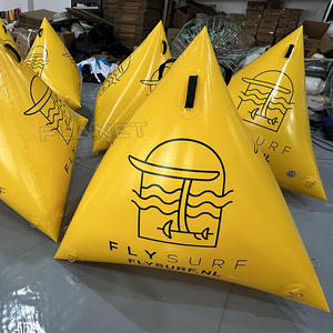 Bouées triangulaires gonflables <span class=keywords><strong>de</strong></span> course, marqueurs flottants pour piscine, prix d'usine commercial - Product Image 2