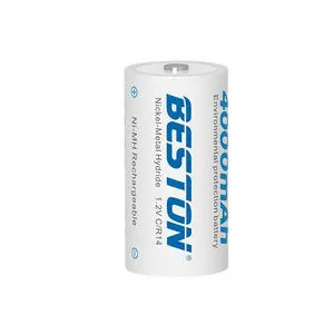 Bston קיבולת גדולה 1.2v 4000mah c בגודל ni-mh עבור תמיכה רדיו התאמה אישית 1200 זמני של מחזור