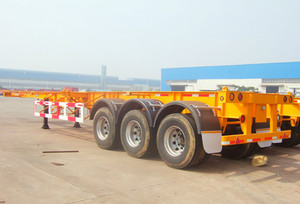 Giá thấp thép xương 40ft 45ft 20ft vận chuyển <span class=keywords><strong>container</strong></span> <span class=keywords><strong>Chassis</strong></span> Skeleton Trailer bán với 3 trục <span class=keywords><strong>40</strong></span> 20 ft feet - Product Image 6