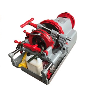 380V 220V 110V Automatic Electric Thread Power <b>Ratchet</b> Pipe Threader 750W <b>1</b>/<b>2</b>-4" Steel Pipe Threading Machine - Product Image 5