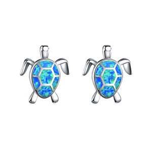 Aobao nữ trang sức phong cách tây nam-Bông tai rùa động vật phóng túng - Product Image 1