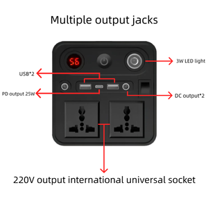 Di Động 300W 310wh Nhà Máy Điện Công Suất Lớn Khẩn Cấp Nhanh Chóng Sạc Sao Lưu ternary Pin Lithium Năng Lượng Nhà Lưu Trữ - Product Image 2