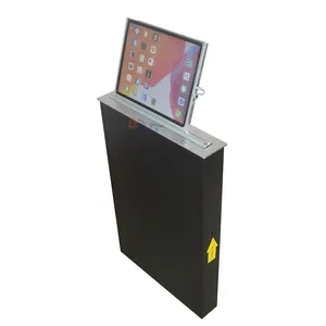 Zoom riunione videoconferenza ultra sottile pop-up motorizzato monitor ascensore per tablet 12.9 Ipad Pro