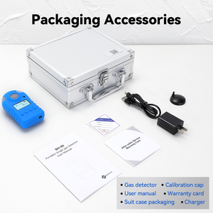Detector de Gases Múltiples Portátil BH-90 (CO2 EX/Gases Tóxicos), Alta Precisión, Alarma de Luz/Sonido/Vibración, Acero Inoxidable - Product Image 5