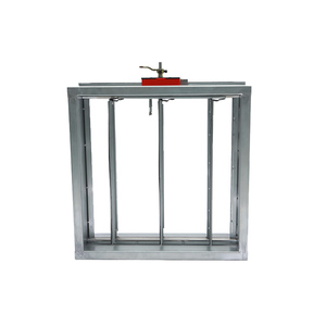 Deyue công nghiệp vuông thép không gỉ cơ giới khói xả lửa <span class=keywords><strong>Damper</strong></span> với nhúng thiết bị truyền động cho các bệnh viện & phòng tập thể dục - Product Image 1