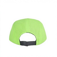 Casquette de sport en nylon à 5 panneaux, quatre saisons, personnalisable avec logo par transfert thermique, vente en gros, imperméable, séchage rapide, respirante