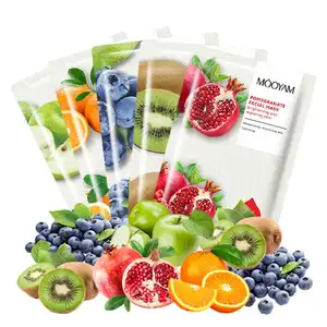 MOOYAM OEM Private label coreano bellezza maschera foglio frutta biologica naturale che imbianca mascherina facciale