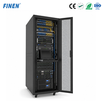 Gabinete de Red de Acero SPCC Seguro para Montaje en Suelo, Acepta Proyectos Personalizados para Obras de Cableado Inteligente en Campus, en Stock